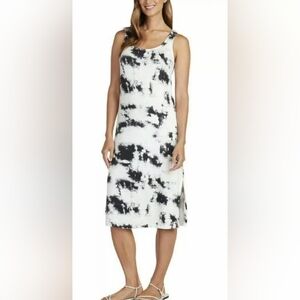 Matty M. XSmall Tank Dress Tie-Dye Side Slit Sleeveless
